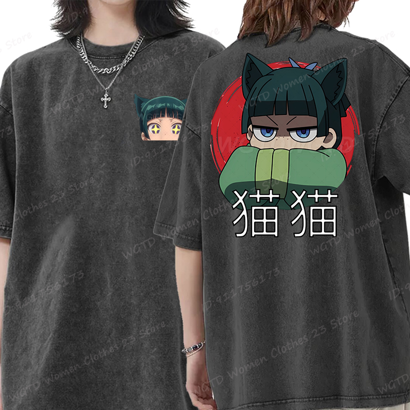 Anime Cosplay Ideas Male - The Apothecary Diaries Camisetas lavadas estampadas