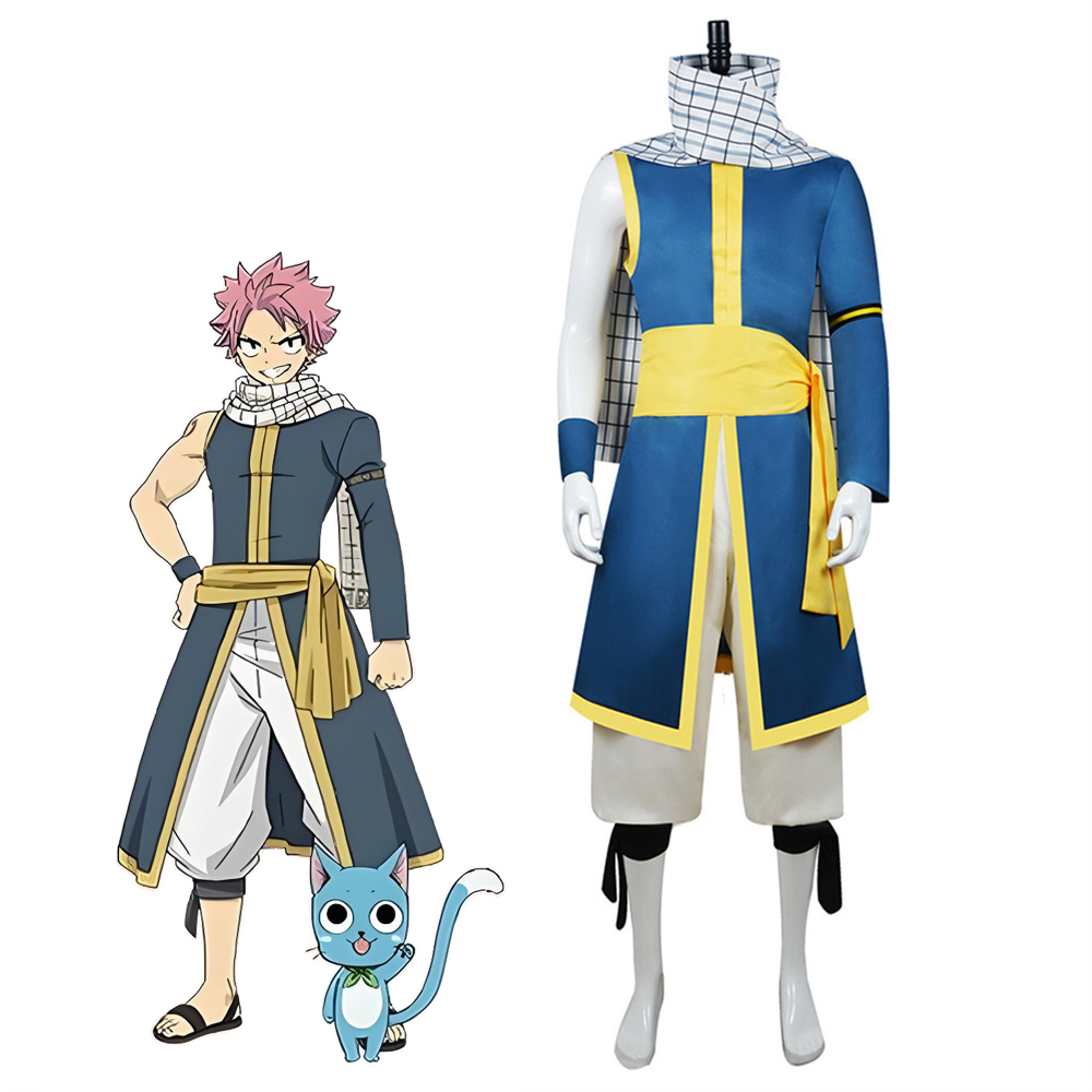 Anime Cosplay Nz - Natsu cosplay traje anime fairy tail
