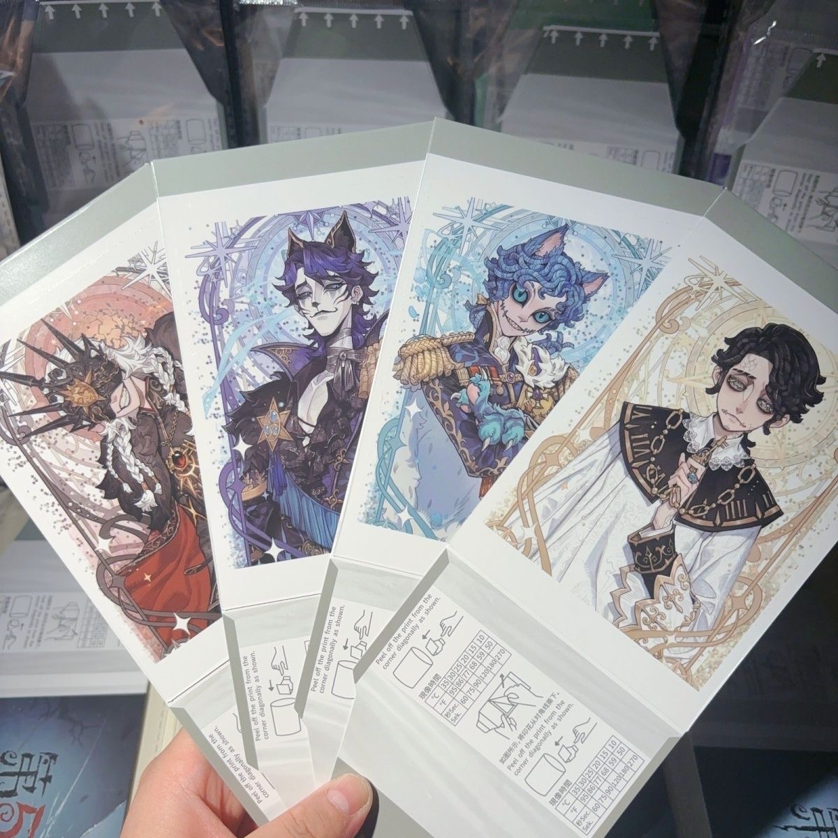Anime Cosplay Drawing - Personalidade 5: Cartões pequenos rasgados, sorteio