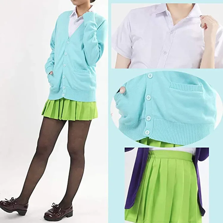 Quintuplets Anime Cosplay - 2026 novo traje de Halloween de