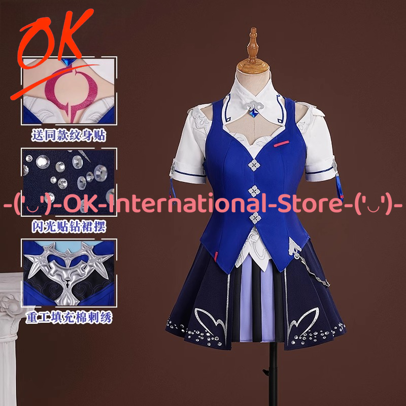 Anime Cosplay Outfits Female - Honkai impacto 3rd seele azul memórias