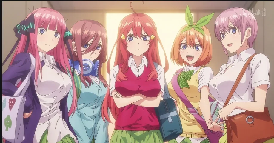 Quintuplets Anime Cosplay - Fantasia de Halloween 2026: Cosplay Anime