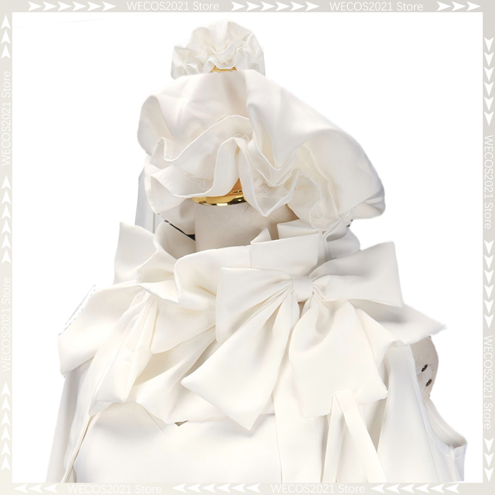 Anime Cosplay Outfits Female - Fantasia de Cosplay Feminina Vestido Branco