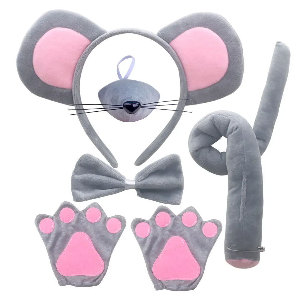 Anime Cosplay Simple - Conjunto de fantasia de mouse, orelhas,