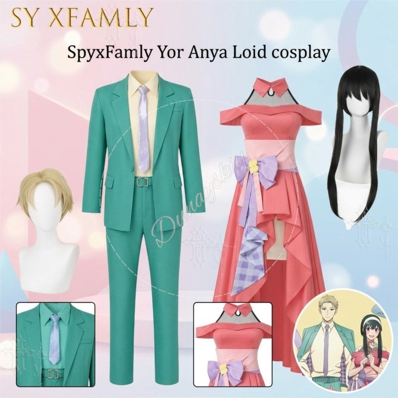 Fantasia de Cosplay Spyx Famil - Anime Cosplay Yor Forger avaliação e preço