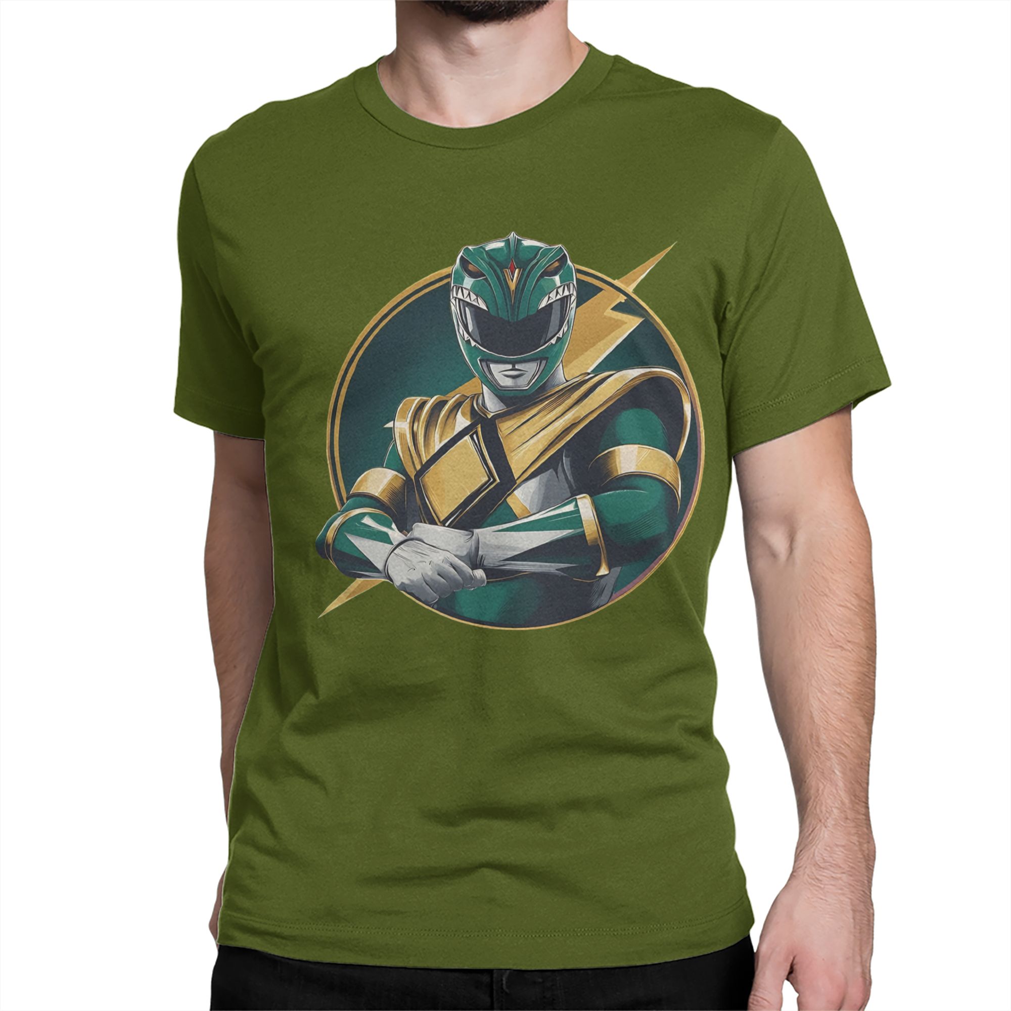 Camiseta verde power rangers m - Anime Cosplay Ideas Male avaliação e preço