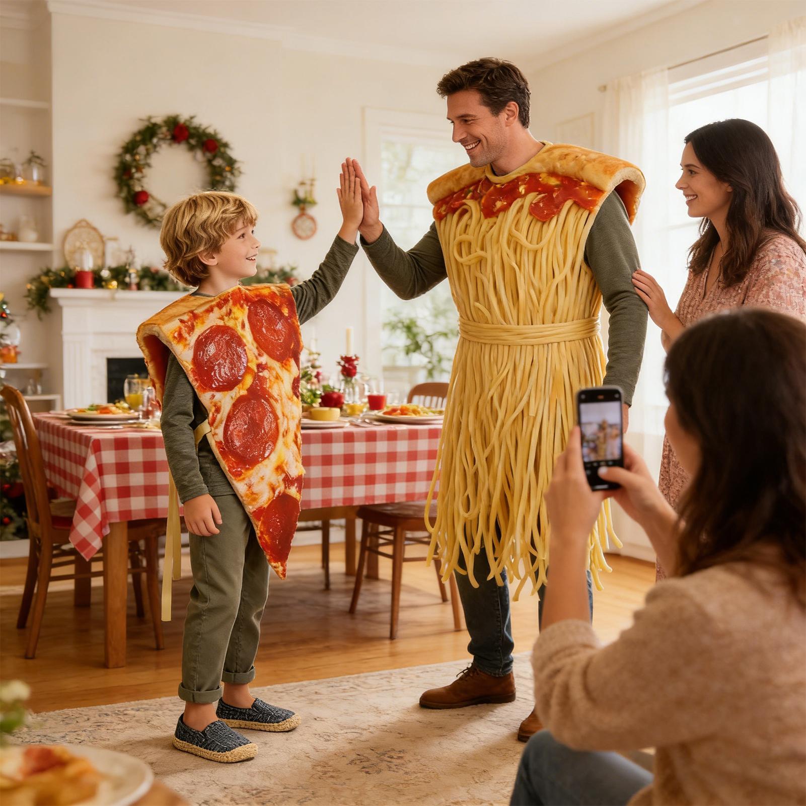 Fantasia de Pizza para Hallowe - Anime Cosplay Couple avaliação e preço