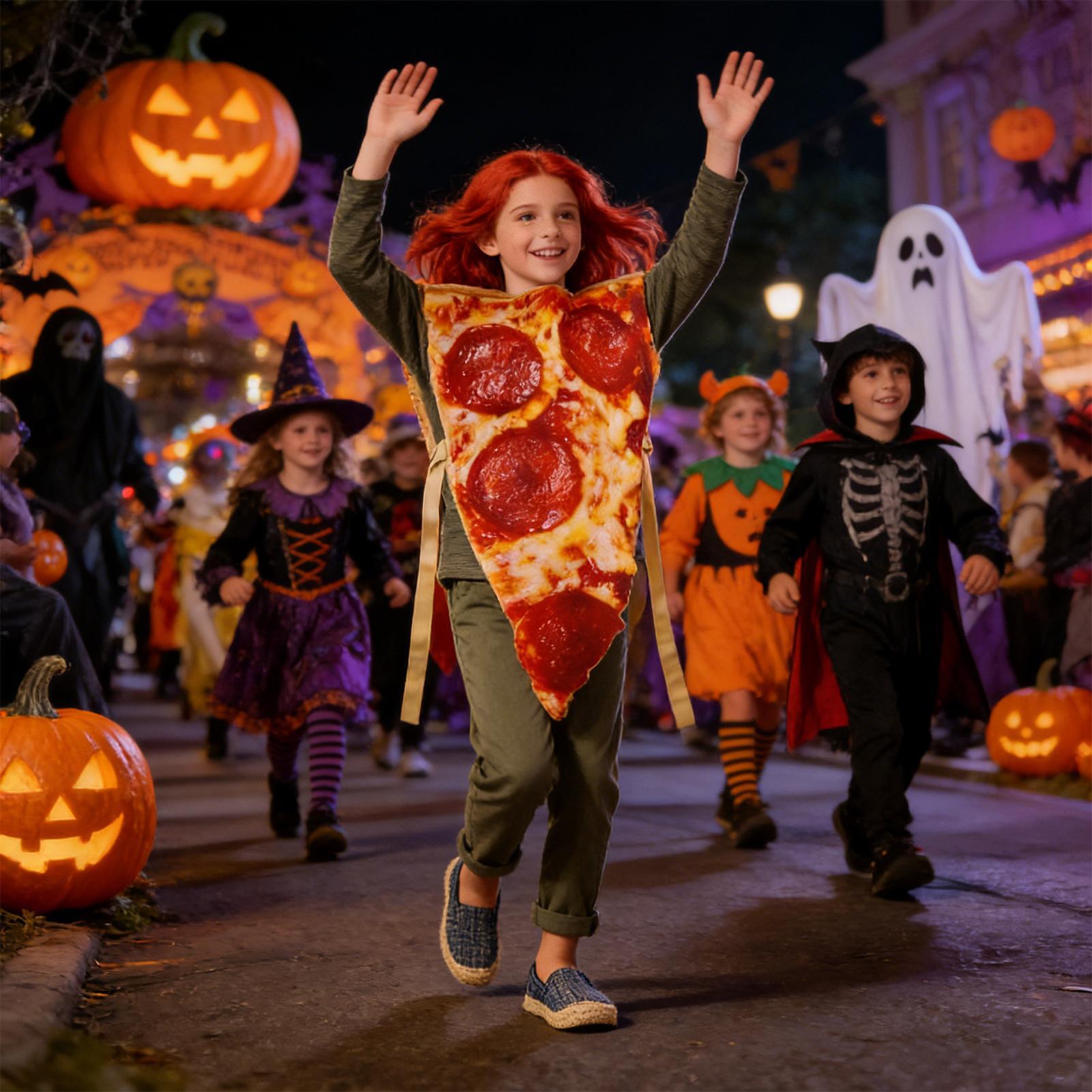 Fantasia de Pizza para Hallowe - Anime Cosplay Couple avaliação e preço