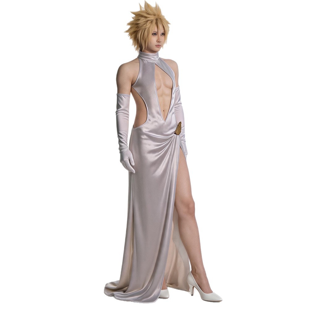 Fantasia de Cosplay FF7 Cloud  - Anime Cosplay Outfits Female avaliação e preço