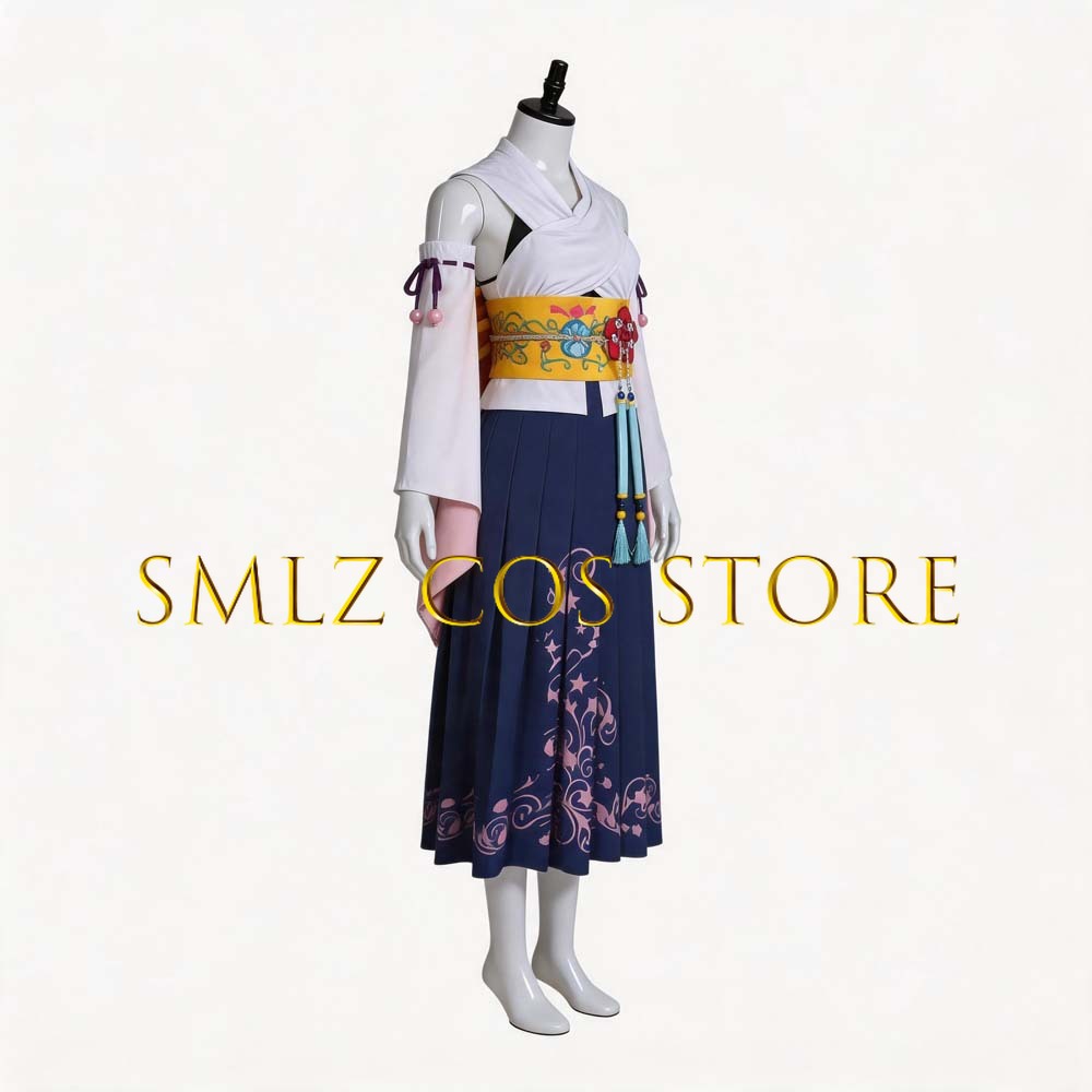 Fantasia Cosplay Yuna FF10 X S - Anime Cosplay Costumes Female avaliação e preço