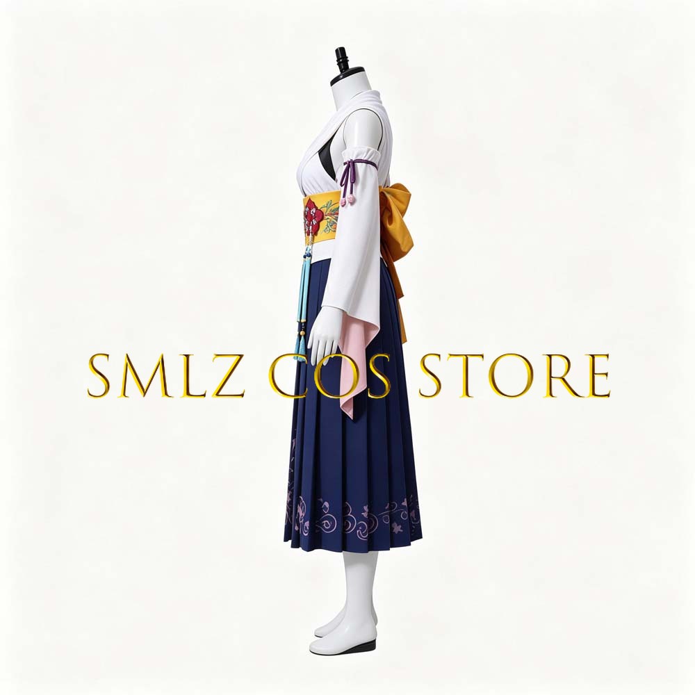 Fantasia Cosplay Yuna FF10 X S - Anime Cosplay Costumes Female avaliação e preço