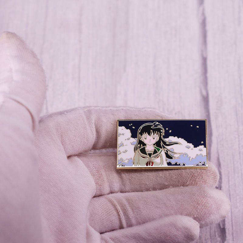 Broche de Esmalte Inuyasha Kag - Anime Cosplay Couple avaliação e preço