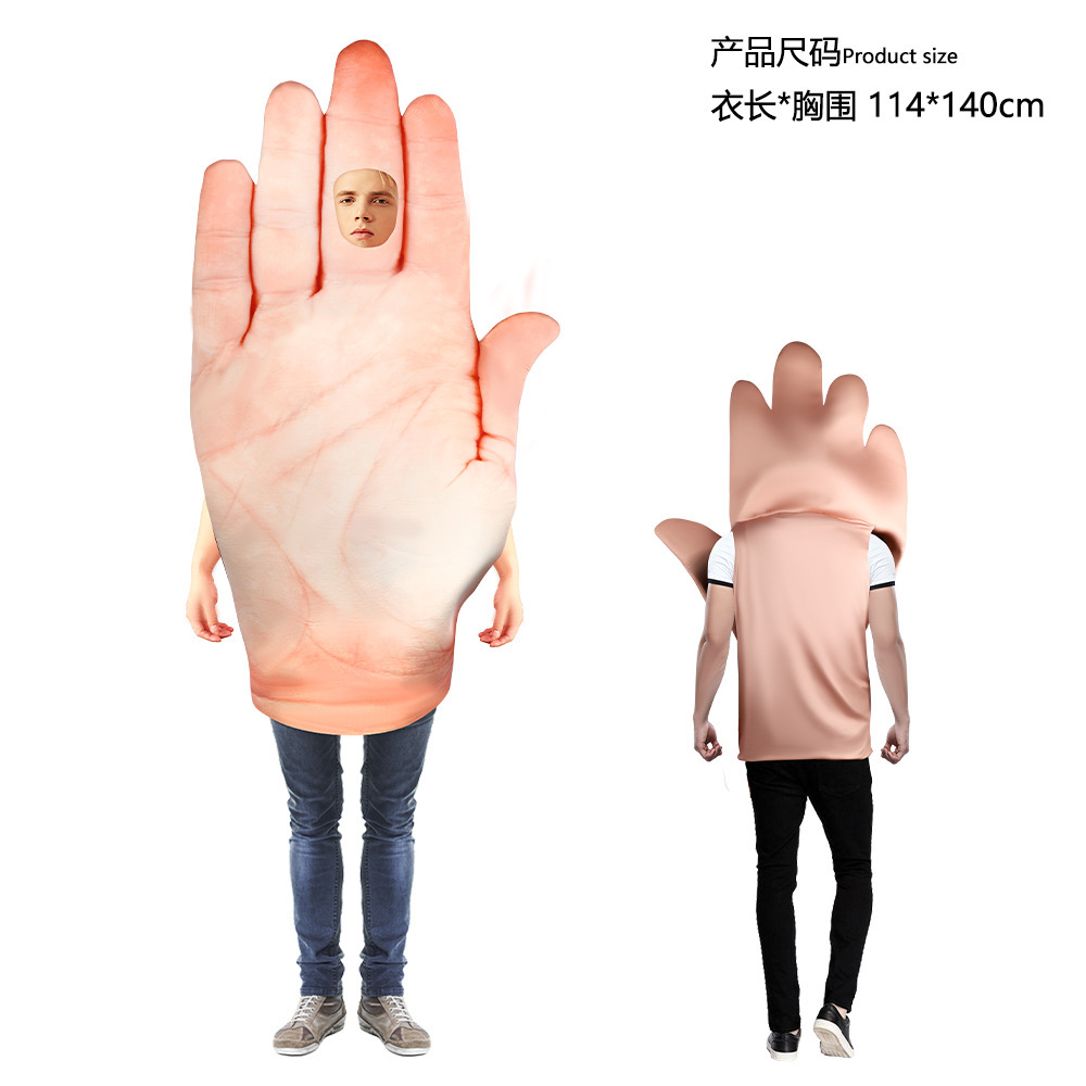 Traje de halloween cosplay mão - Anime Cosplay Couple avaliação e preço