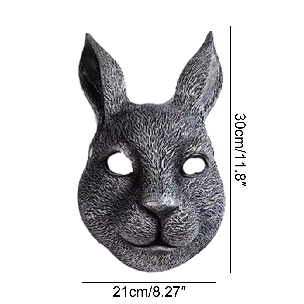 Máscara de coelho 3d realista, - Anime Cosplay Simple avaliação e preço