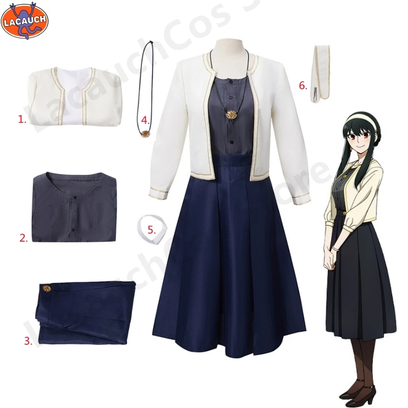 Fantasia Cosplay SPY x FAMILY  - Anime Cosplay Yor Forger avaliação e preço