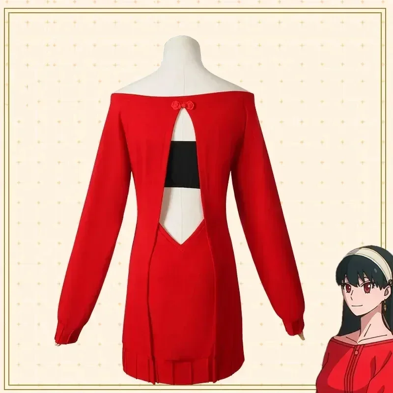 Yor Forger Cosplay longo suéte - Anime Cosplay Yor Forger avaliação e preço