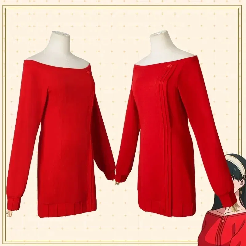 Yor Forger Cosplay longo suéte - Anime Cosplay Yor Forger avaliação e preço