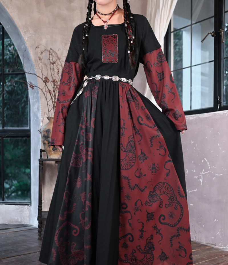 Novo melhorar guofeng saia lon - Queen Anime Cosplay avaliação e preço