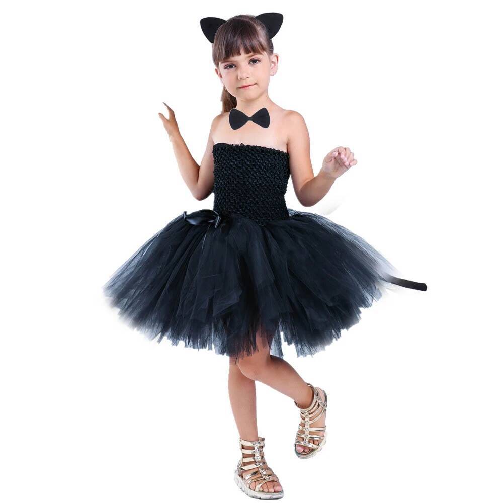 Vestido Tutu de Gato Preto Fof - Anime Cosplay Simple avaliação e preço