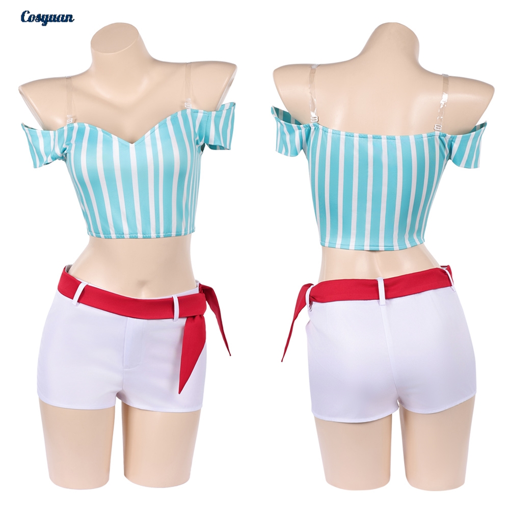 Fantasia de Cosplay de Pirata  - Anime Cosplay Outfits Female avaliação e preço