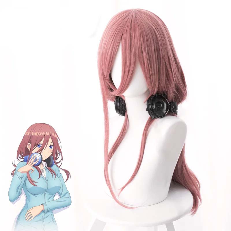 Peruca Cosplay Rosa Escuro 50c - Quintuplets Anime Cosplay avaliação e preço